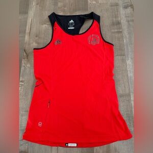 Adidas Boston Marathon 2012 Tank Top Racerback Clima Cool Supernova Women Medium